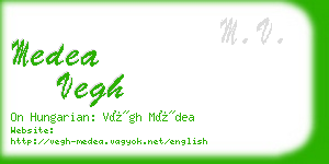 medea vegh business card